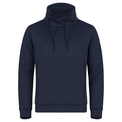 Dark Navy - Front - Clique Mens Hobart Hoodie