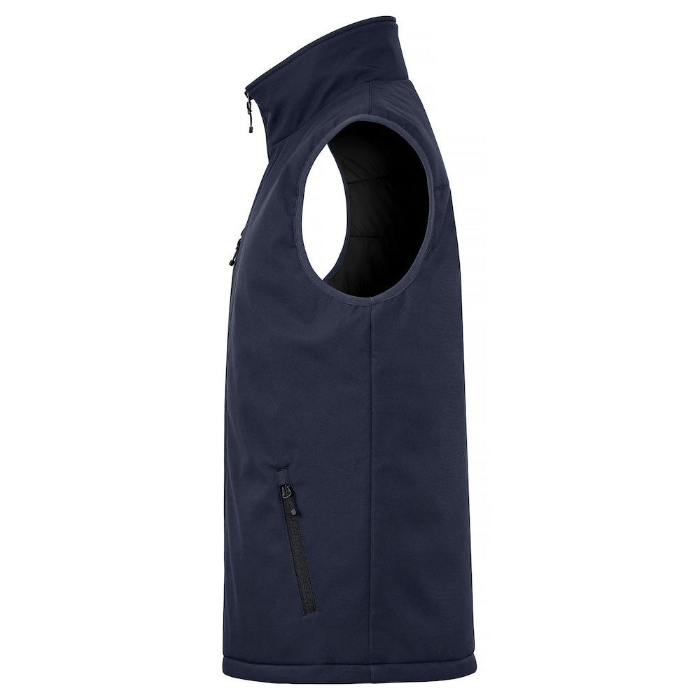 Dark Navy - Lifestyle - Clique Mens Softshell Padded Gilet