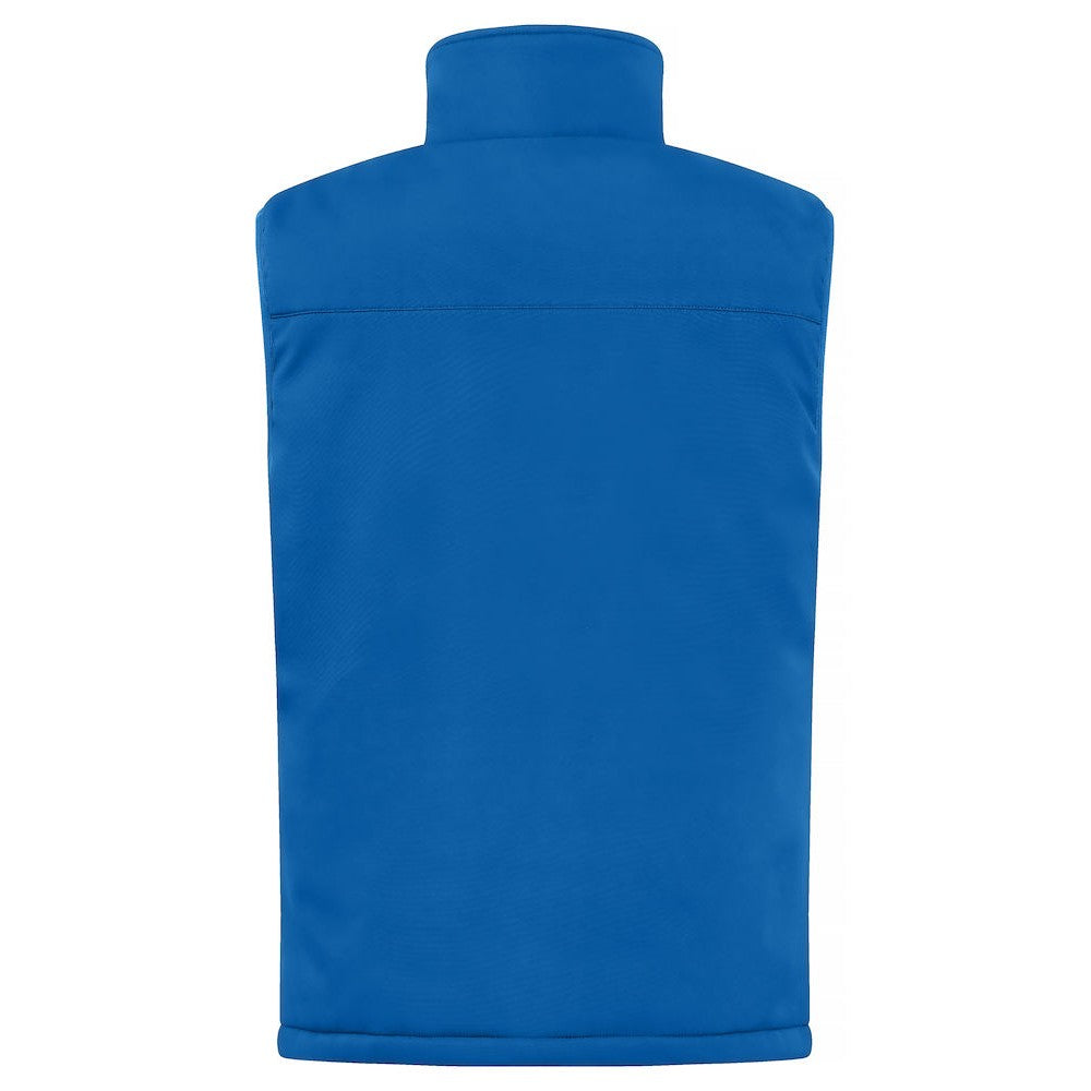 Royal Blue - Back - Clique Mens Softshell Padded Gilet