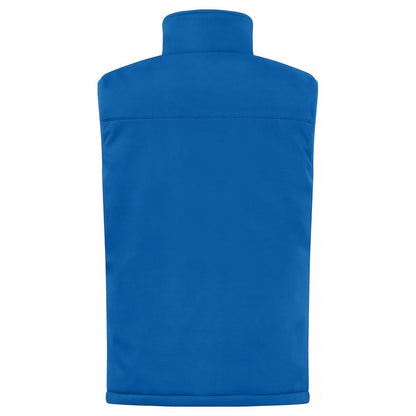 Royal Blue - Back - Clique Mens Softshell Padded Gilet