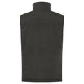 Dark Grey - Back - Clique Mens Softshell Padded Gilet