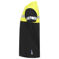 Black-Yellow - Lifestyle - Projob Mens Progression High-Vis T-Shirt