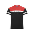 Black-Red - Front - Projob Mens Progression High-Vis T-Shirt