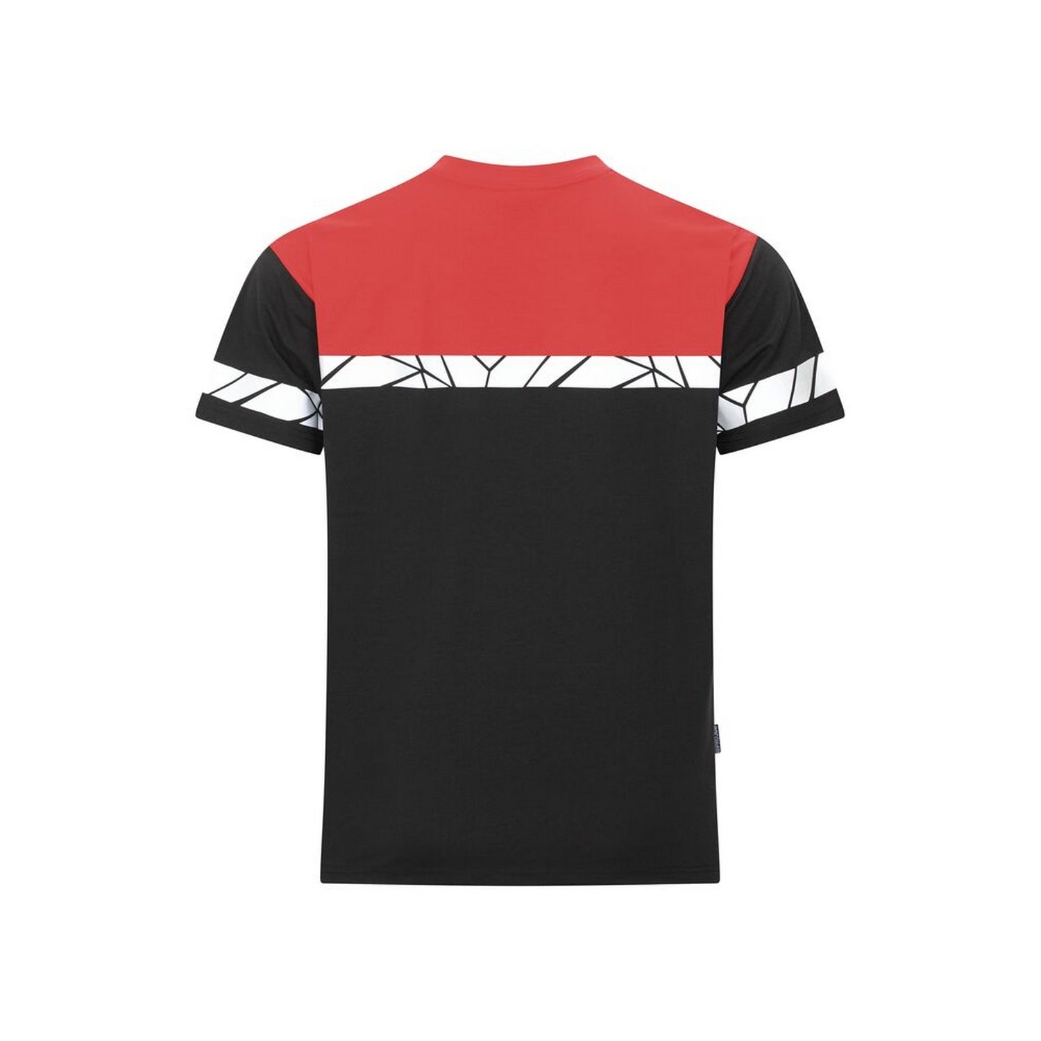 Black-Red - Back - Projob Mens Progression High-Vis T-Shirt