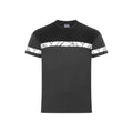 Grey-Black - Front - Projob Mens Progression High-Vis T-Shirt