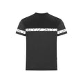 Grey-Black - Back - Projob Mens Progression High-Vis T-Shirt