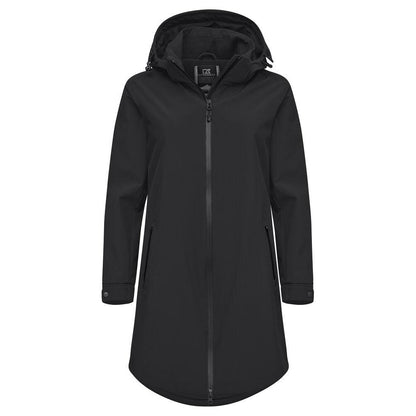 Black - Front - Cutter & Buck Womens-Ladies Wedderburn Waterproof Jacket