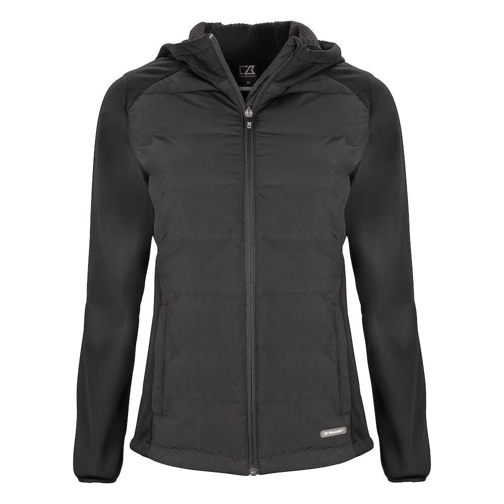 Black - Front - Cutter & Buck Womens-Ladies Oak Harbor Jacket