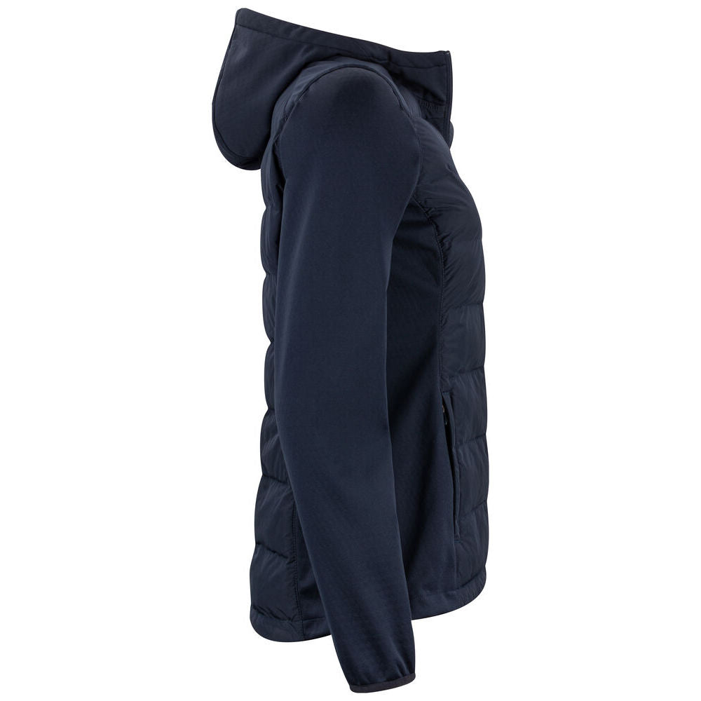 Dark Navy - Side - Cutter & Buck Womens-Ladies Oak Harbor Jacket