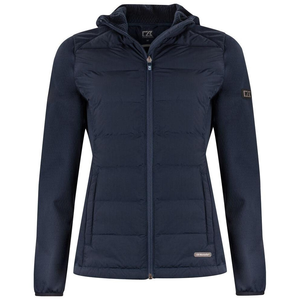Dark Navy - Front - Cutter & Buck Womens-Ladies Oak Harbor Jacket