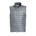 Grey - Front - Clique Mens Hudson Gilet