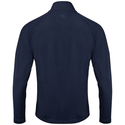Dark Navy - Back - Cutter & Buck Mens Adapt Full Zip Fleece Jacket