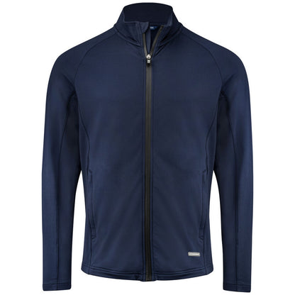 Dark Navy - Front - Cutter & Buck Mens Adapt Full Zip Fleece Jacket