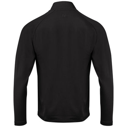 Black - Back - Cutter & Buck Mens Adapt Full Zip Fleece Jacket