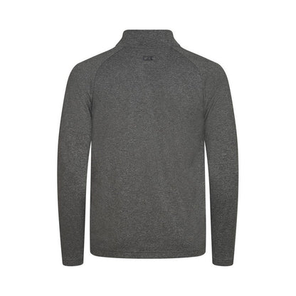 Anthracite Melange - Back - Cutter & Buck Mens Adapt Full Zip Fleece Jacket