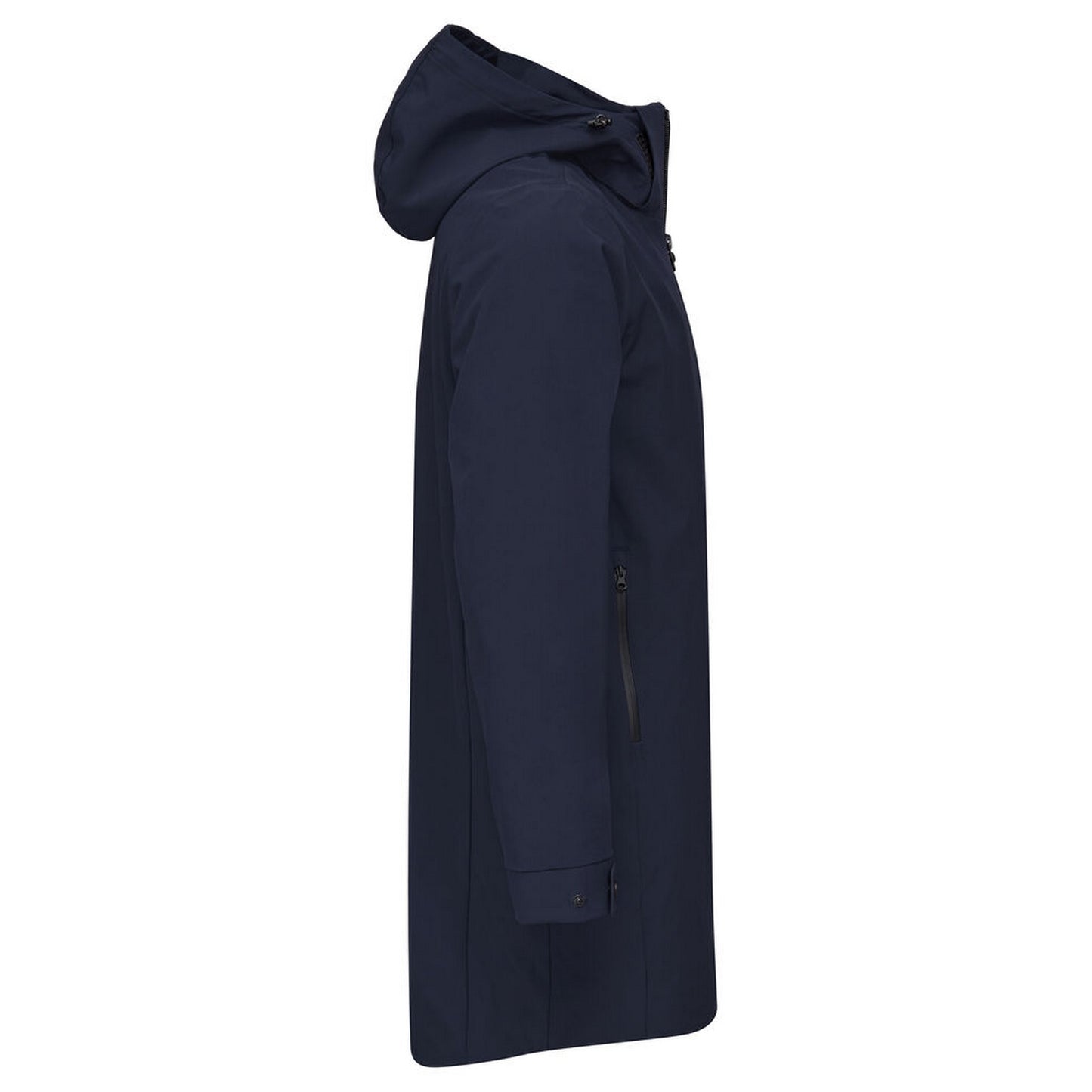 Dark Navy - Side - Cutter & Buck Mens Wedderburn Waterproof Jacket