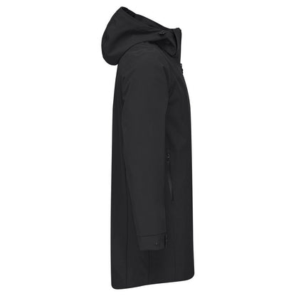 Black - Side - Cutter & Buck Mens Wedderburn Waterproof Jacket