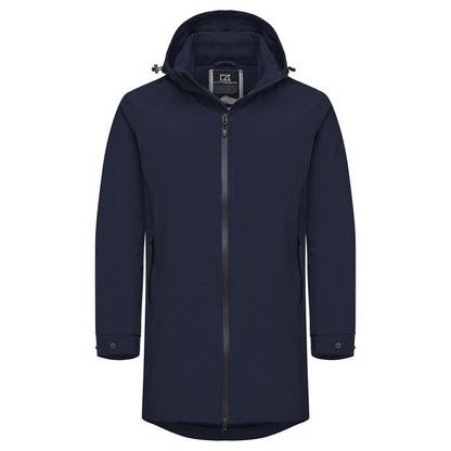 Dark Navy - Front - Cutter & Buck Mens Wedderburn Waterproof Jacket