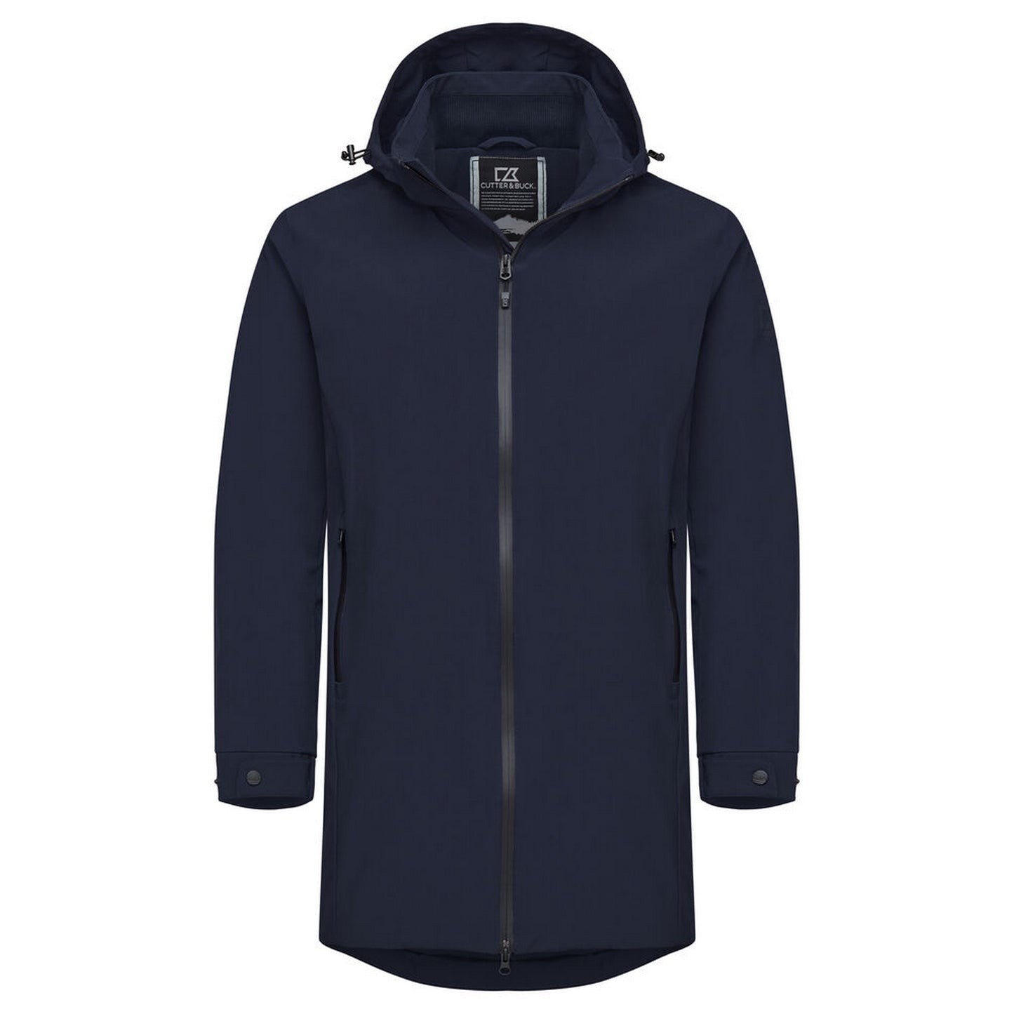 Dark Navy - Front - Cutter & Buck Mens Wedderburn Waterproof Jacket