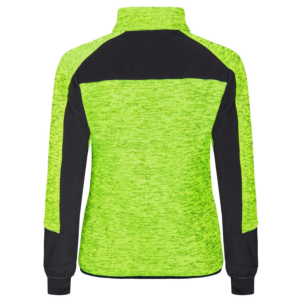 Visibility Yellow - Back - Clique Womens-Ladies Haines Fleece Jacket