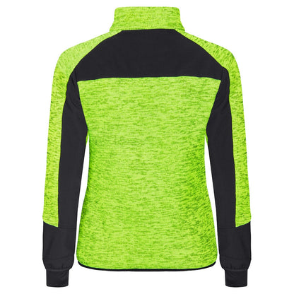 Visibility Yellow - Back - Clique Womens-Ladies Haines Fleece Jacket