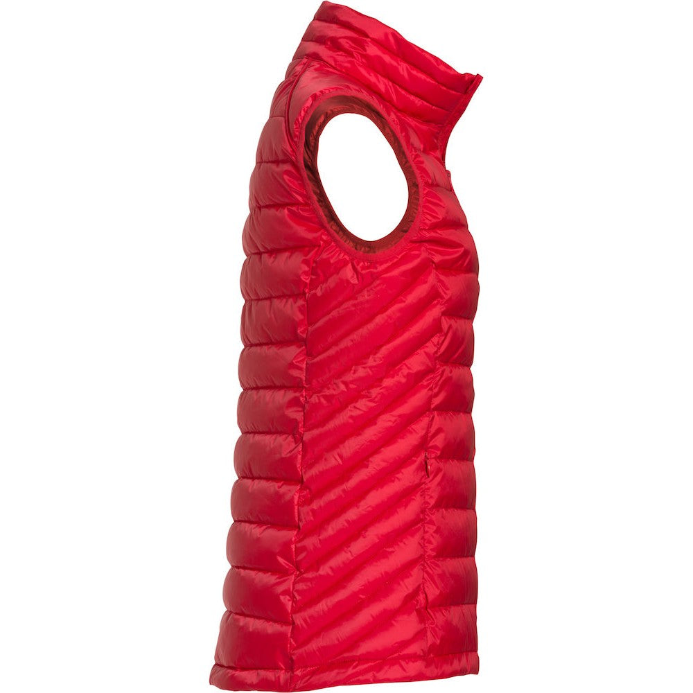 Red - Side - Clique Womens-Ladies Hudson Gilet
