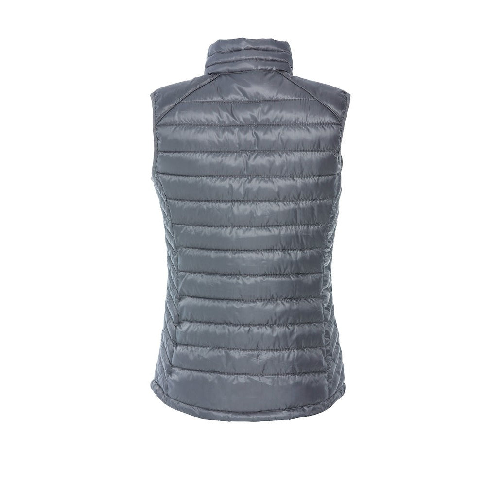 Grey - Back - Clique Womens-Ladies Hudson Gilet