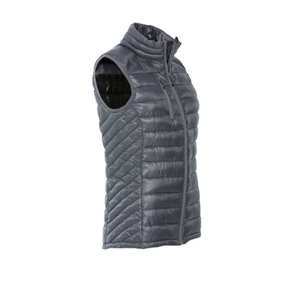 Grey - Side - Clique Womens-Ladies Hudson Gilet