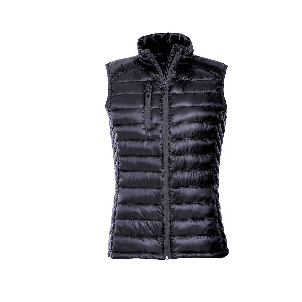 Dark Navy - Front - Clique Womens-Ladies Hudson Gilet