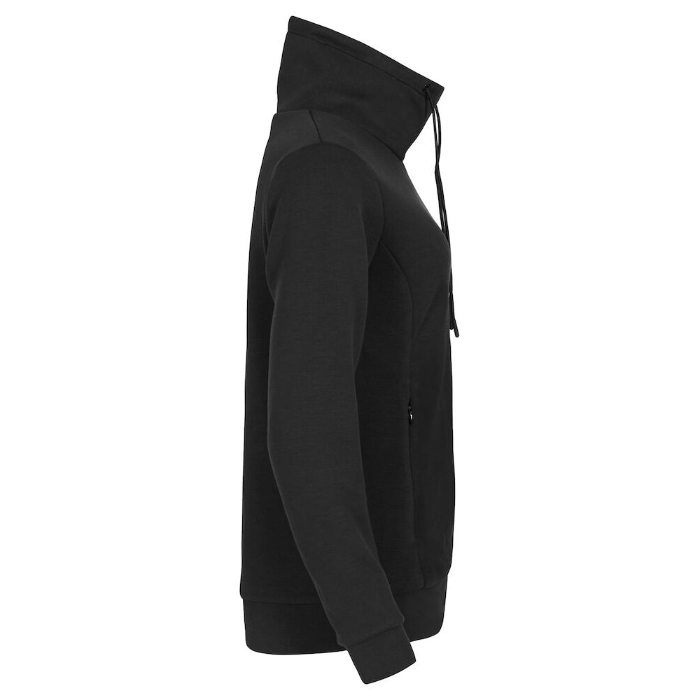 Black - Side - Clique Womens-Ladies Hobart Sweatshirt