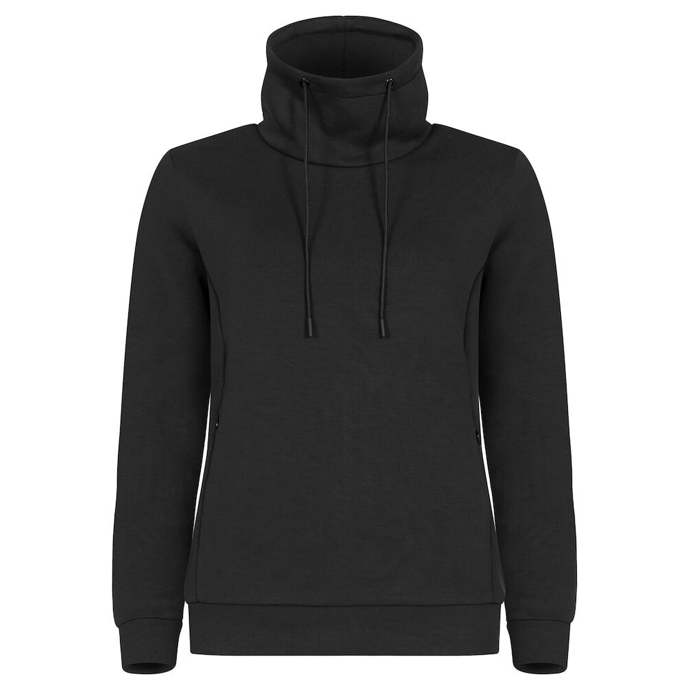 Black - Front - Clique Womens-Ladies Hobart Sweatshirt