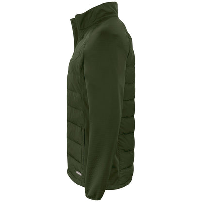 Ivy Green - Side - Cutter & Buck Mens Oak Harbor Padded Jacket