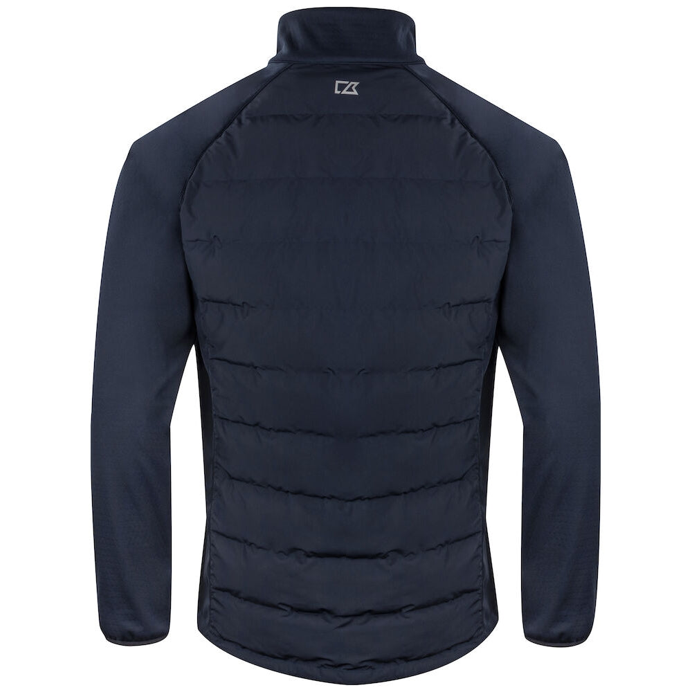 Dark Navy - Back - Cutter & Buck Mens Oak Harbor Padded Jacket