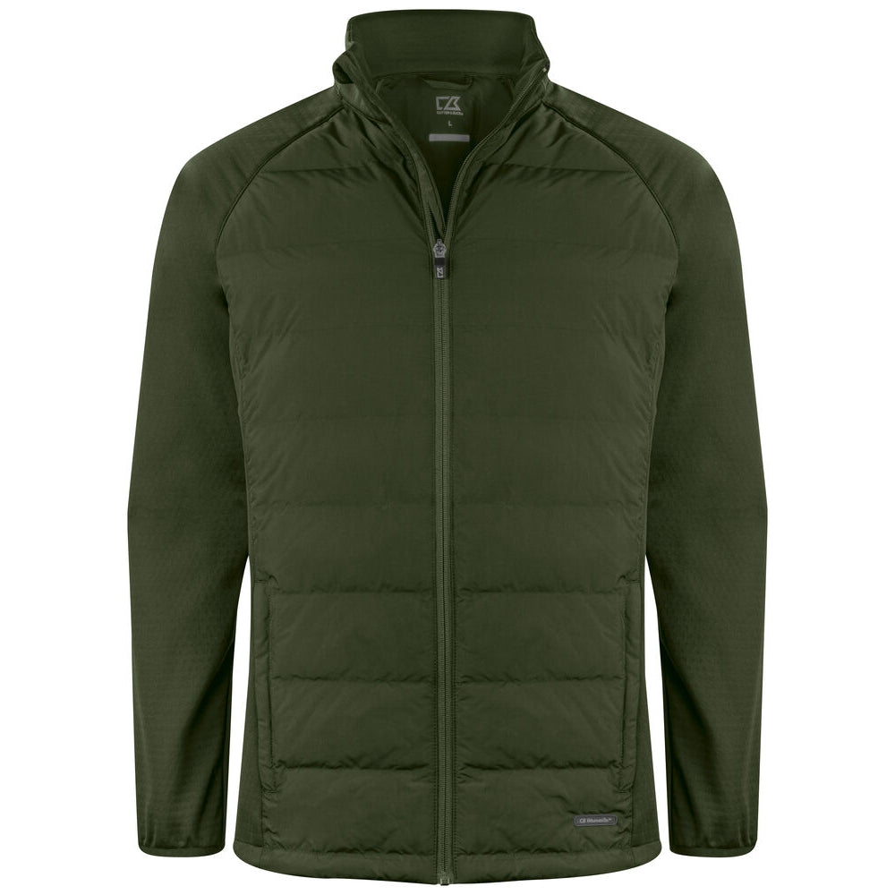 Ivy Green - Front - Cutter & Buck Mens Oak Harbor Padded Jacket