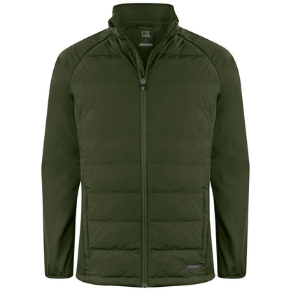 Ivy Green - Front - Cutter & Buck Mens Oak Harbor Padded Jacket