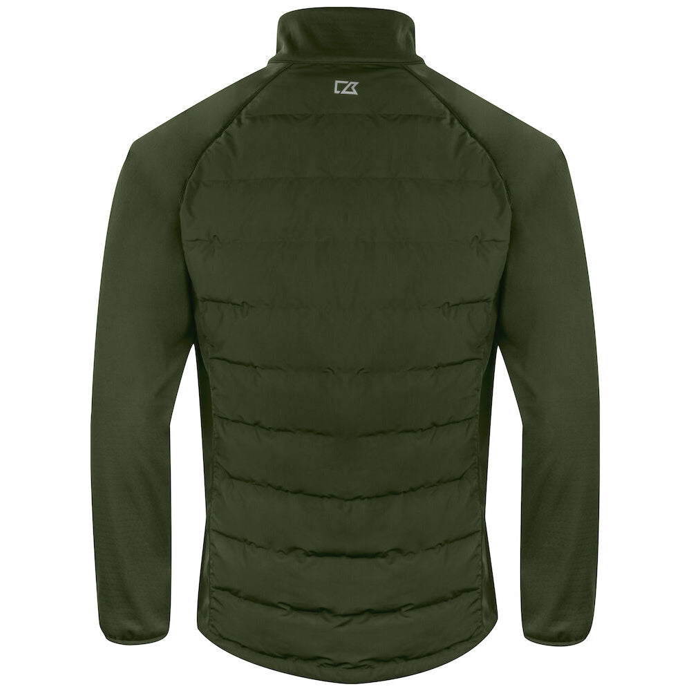 Ivy Green - Back - Cutter & Buck Mens Oak Harbor Padded Jacket
