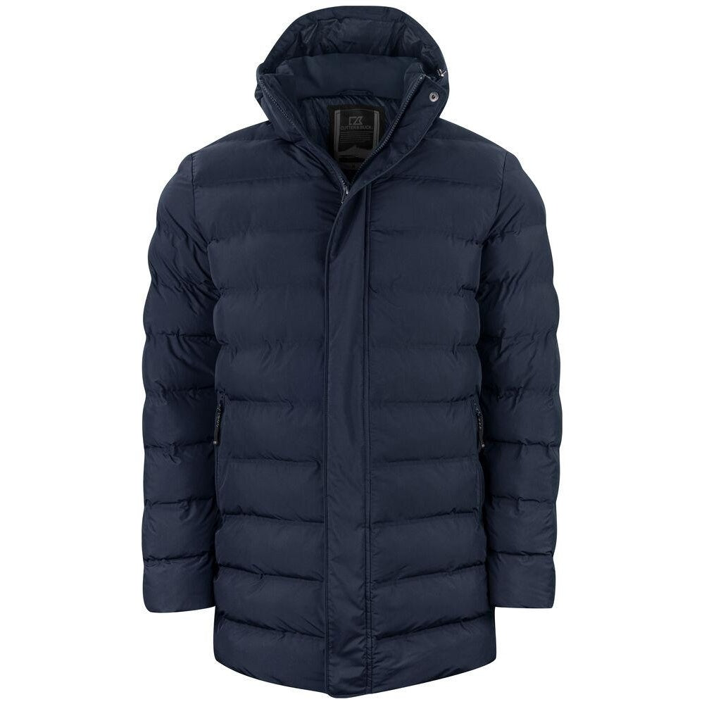 Dark Navy - Front - Cutter & Buck Mens Wenatchee Padded Jacket