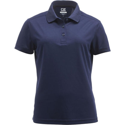 Dark Navy - Front - Cutter & Buck Womens-Ladies Kelowna Polo Shirt