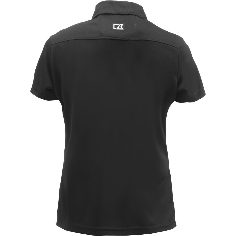 Black - Back - Cutter & Buck Womens-Ladies Kelowna Polo Shirt
