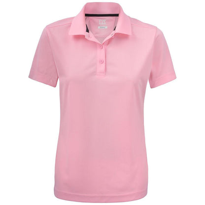 Pink Mist - Front - Cutter & Buck Womens-Ladies Kelowna Polo Shirt