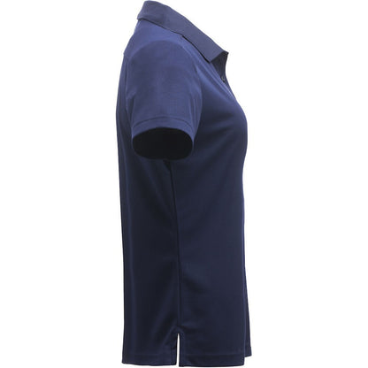 Dark Navy - Side - Cutter & Buck Womens-Ladies Kelowna Polo Shirt