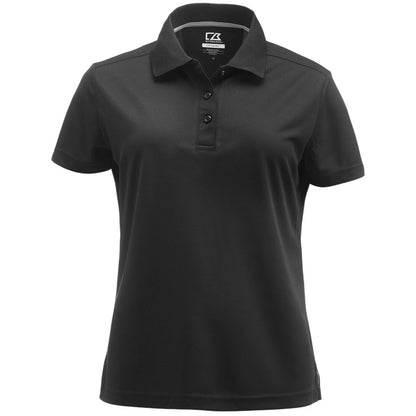 Black - Front - Cutter & Buck Womens-Ladies Kelowna Polo Shirt