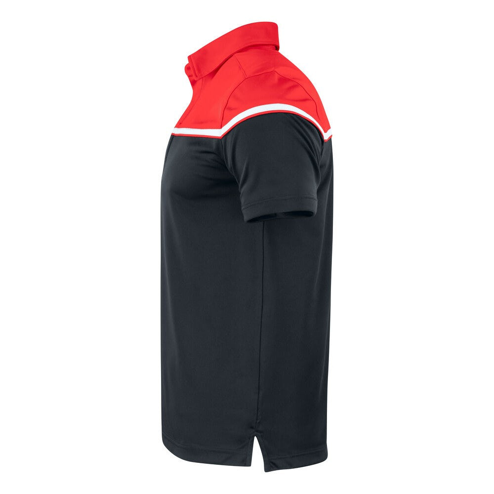 Black-Red - Lifestyle - Cutter & Buck Mens Seaback Polo Shirt