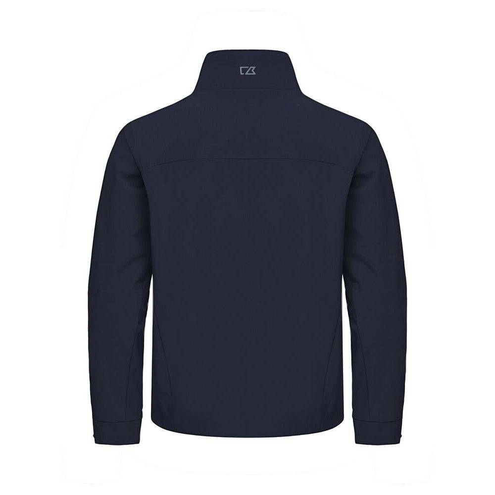Dark Navy - Back - Cutter & Buck Mens Wedderburn Jacket
