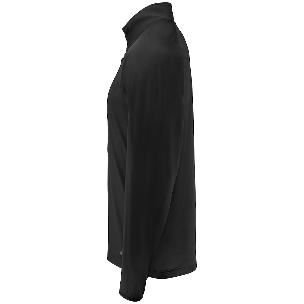 Black - Lifestyle - Cutter & Buck Mens Adapt Half Zip Top