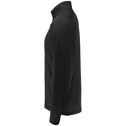 Black - Lifestyle - Cutter & Buck Mens Adapt Half Zip Top