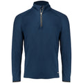Dark Navy - Front - Cutter & Buck Mens Adapt Half Zip Top
