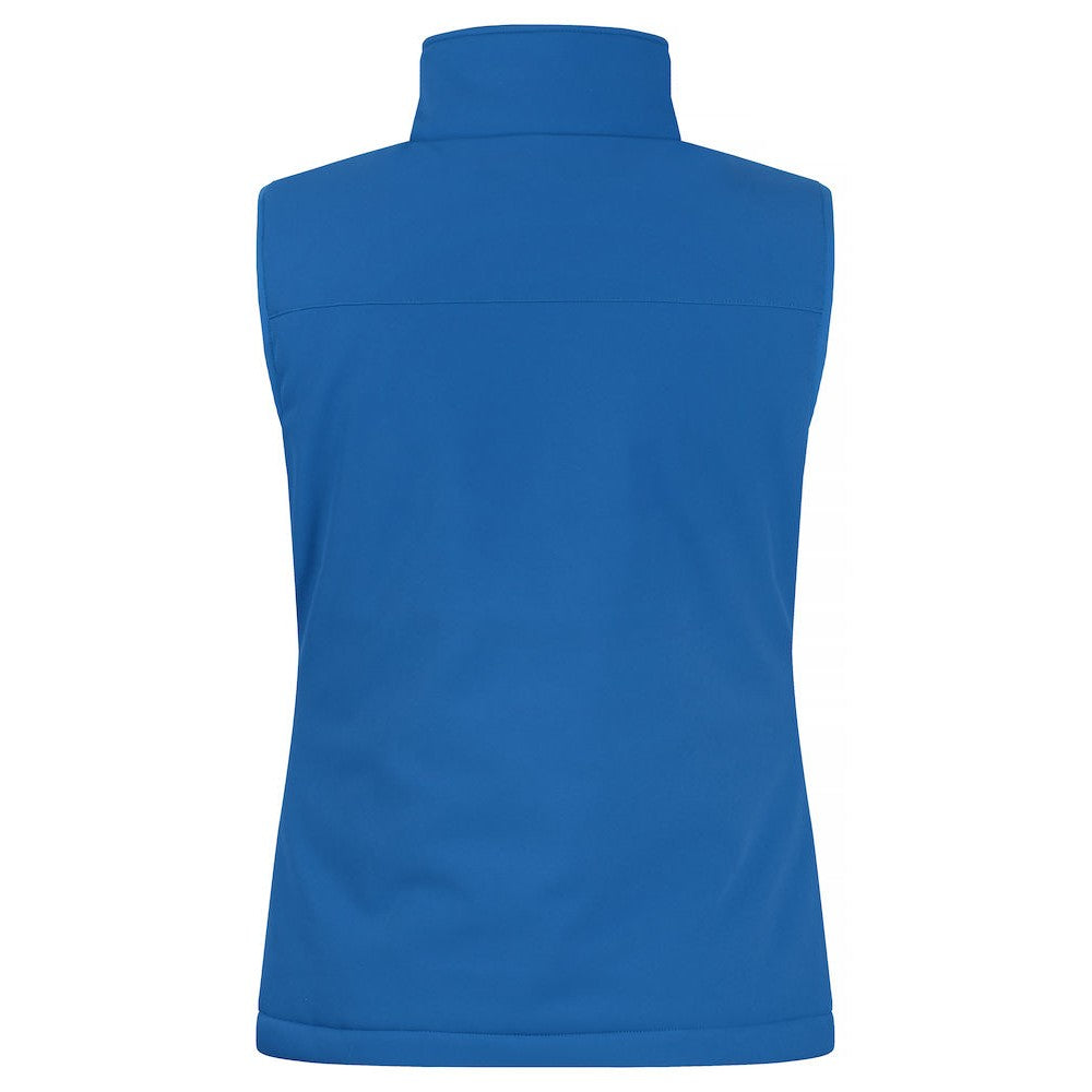 Royal Blue - Back - Clique Womens-Ladies Softshell Panels Gilet