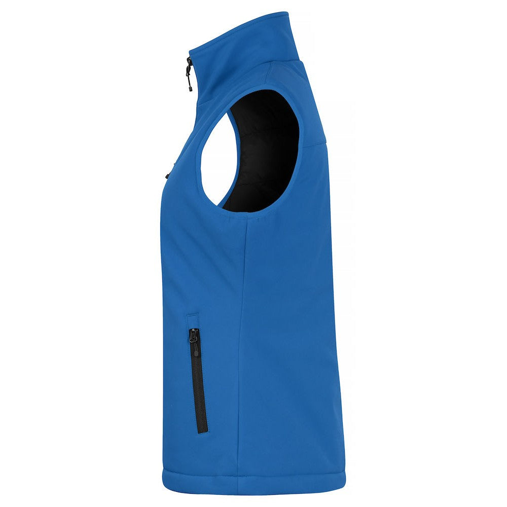 Royal Blue - Lifestyle - Clique Womens-Ladies Softshell Panels Gilet
