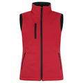 Red - Front - Clique Womens-Ladies Softshell Panels Gilet
